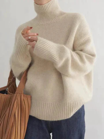 Cliona | Luxurious Cashmere Turtleneck Jumper