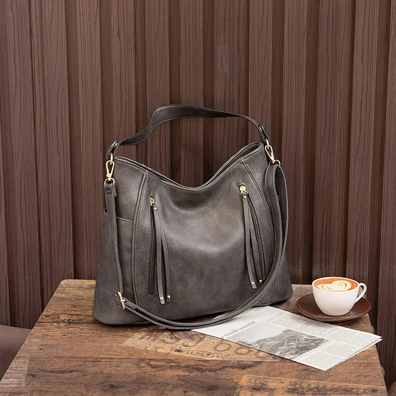 Beibhinn | Fringed Leather Bag