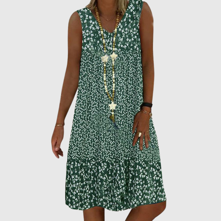 Aisling | Sleeveless V-Neck Dress