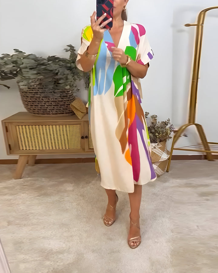 Maeve | Abstract Print Dress