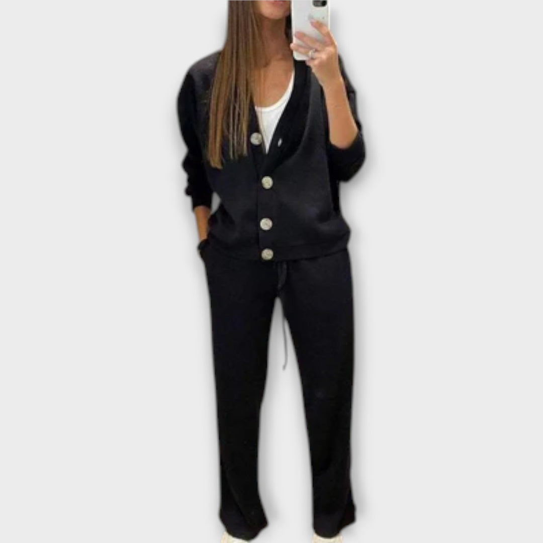 Fionnuala | Cardigan and Trousers Set
