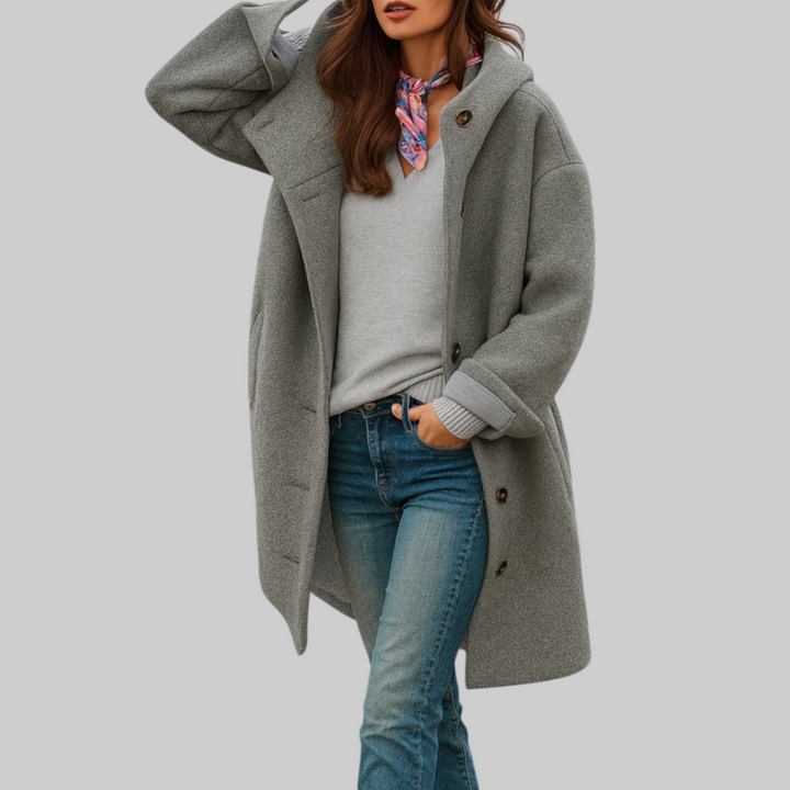 Blathnaid | Comfortable Everyday Mid-Length Coat