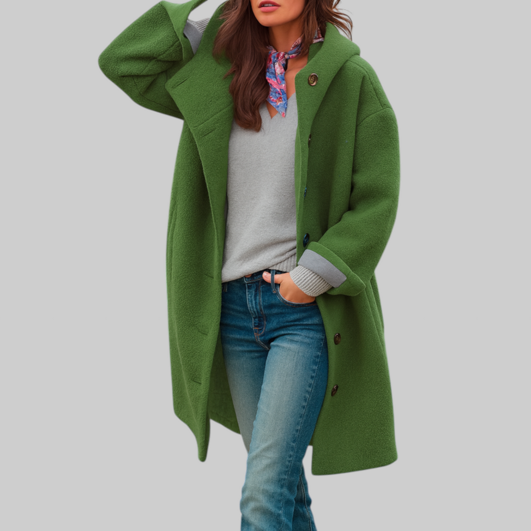 Blathnaid | Comfortable Everyday Mid-Length Coat