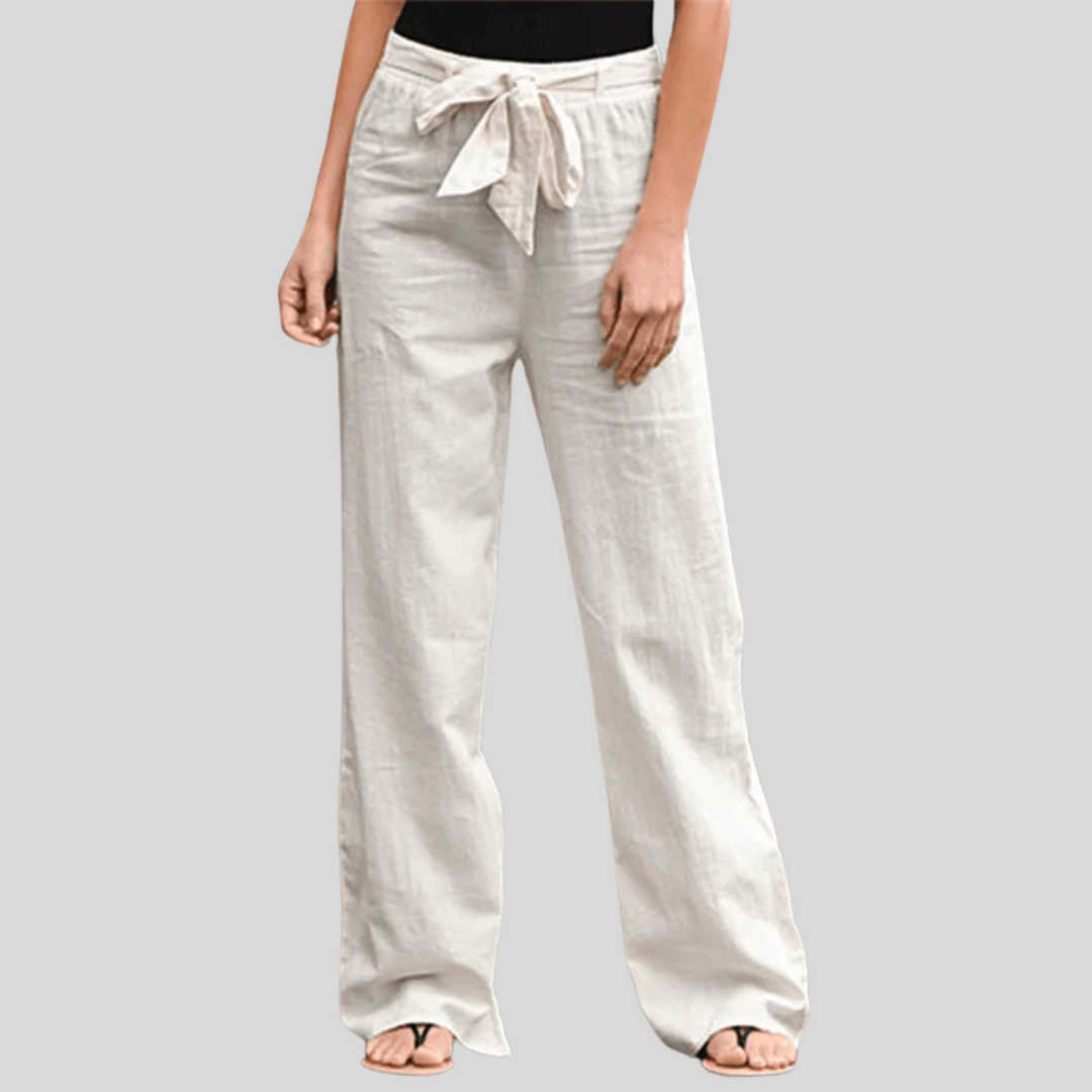 Muireann | Drawstring Elastic Waist Trousers