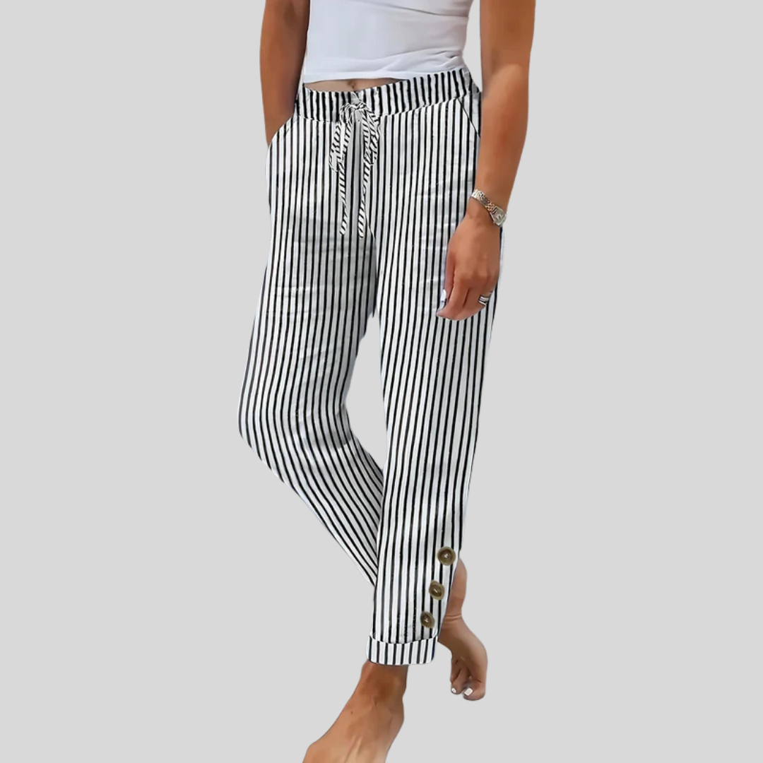 Meadhbh | Casual Striped Trousers