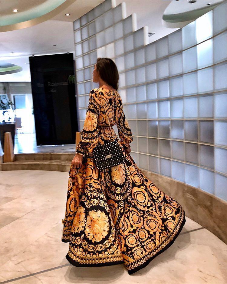 Fionnuala | Printed Boho Dress