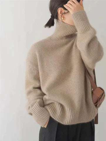 Cliona | Luxurious Cashmere Turtleneck Jumper