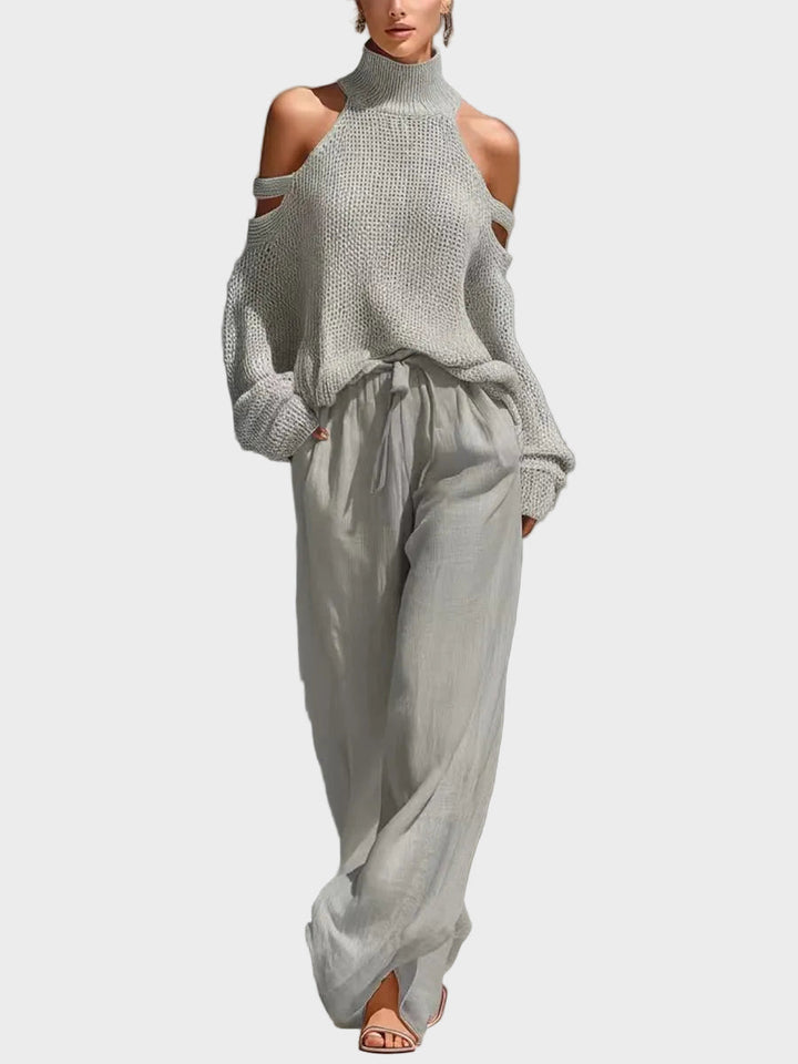 Tuathla | Modern Knit and Linen Set