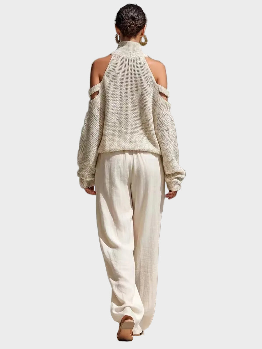 Tuathla | Modern Knit and Linen Set