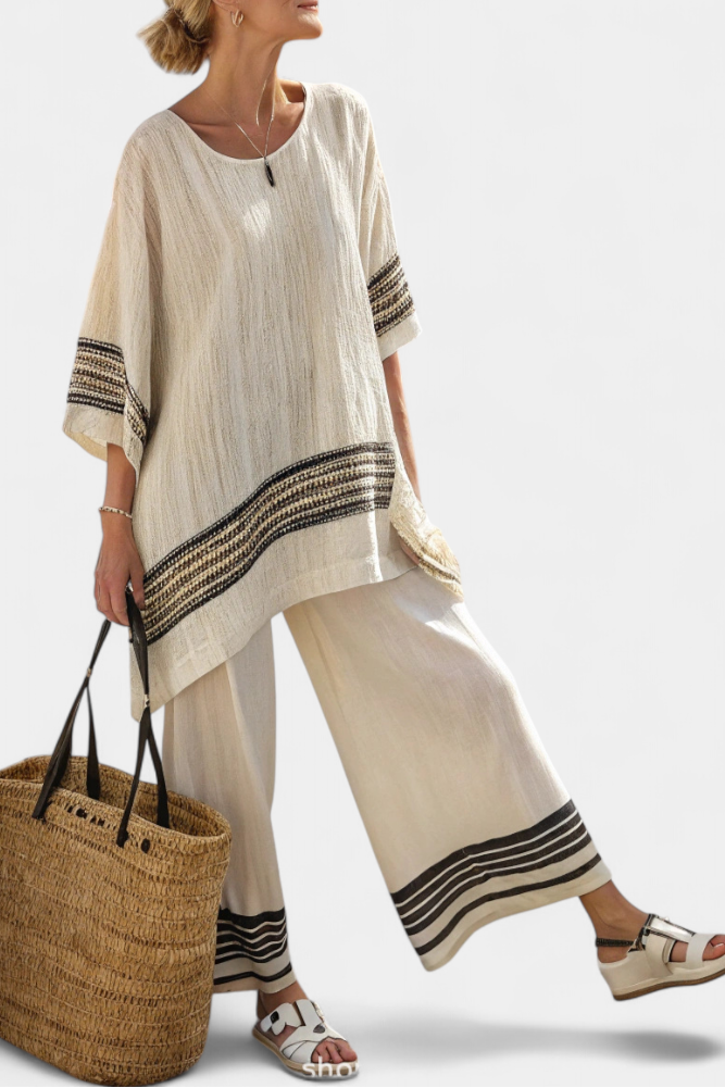 Sibeal | Elegant Linen and Bamboo Set