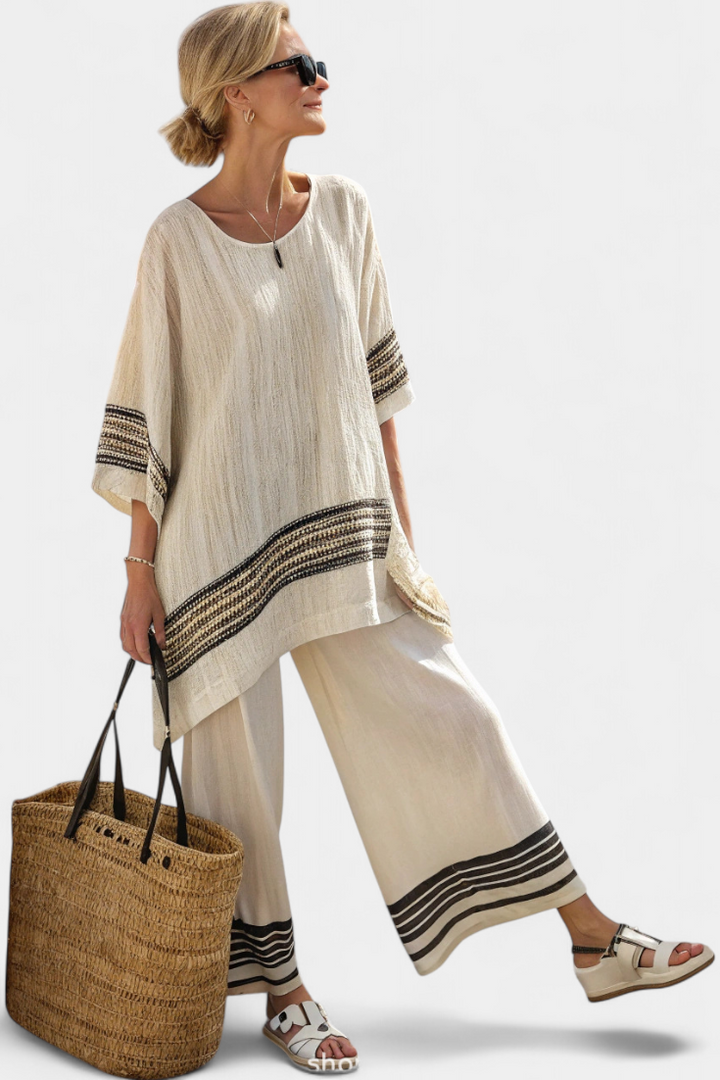 Sibeal | Elegant Linen and Bamboo Set