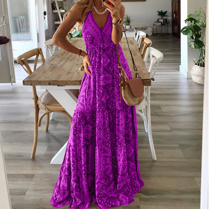 Fionnait | Sleeveless Boho Dress