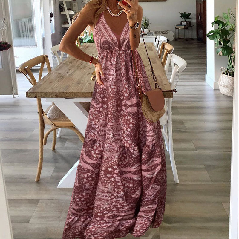 Fionnait | Sleeveless Boho Dress