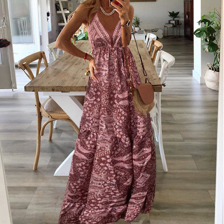 Fionnait | Sleeveless Boho Dress
