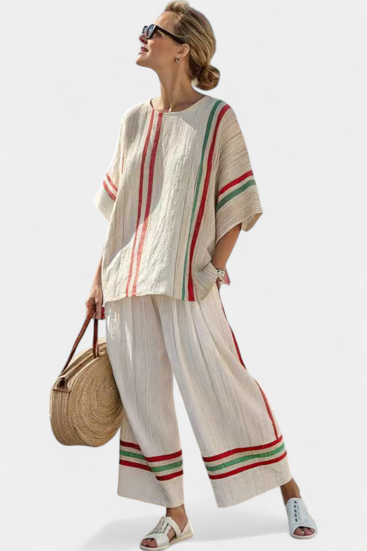 Lasairina | Mediterranean Striped Set