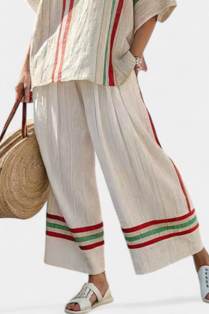Lasairina | Mediterranean Striped Set
