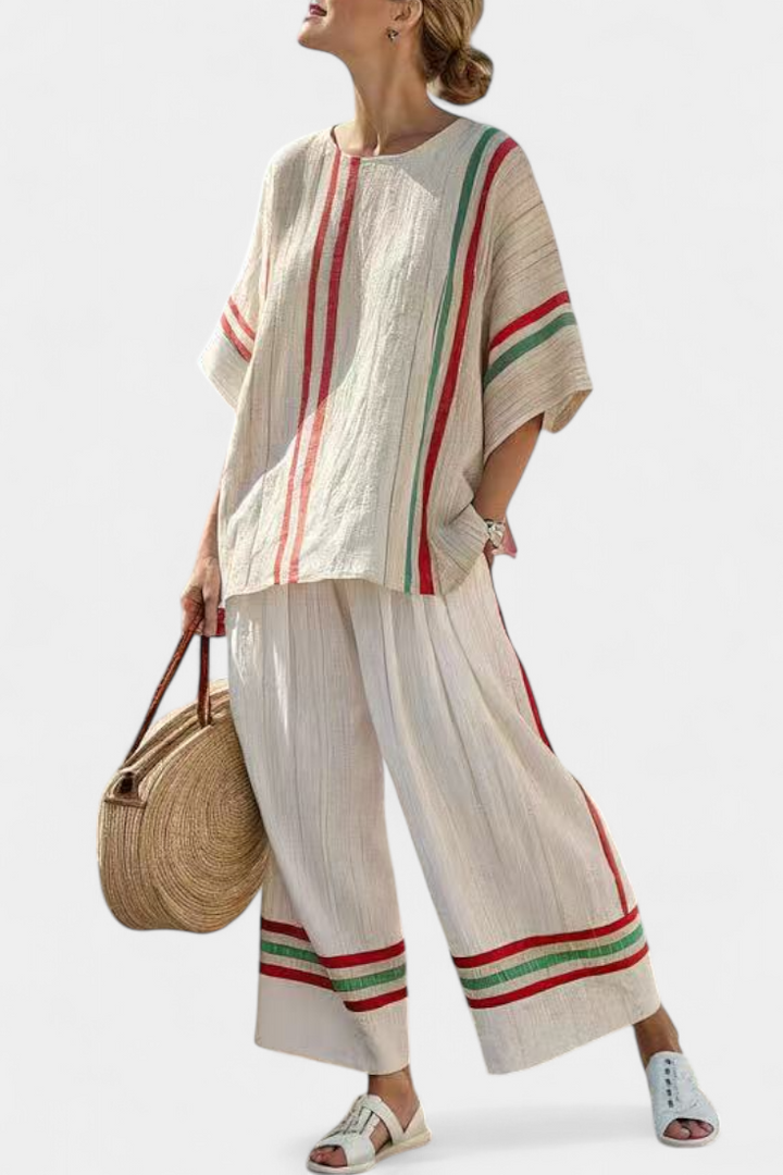 Lasairina | Mediterranean Striped Set