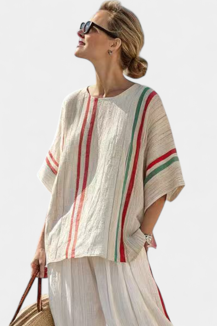 Lasairina | Mediterranean Striped Set