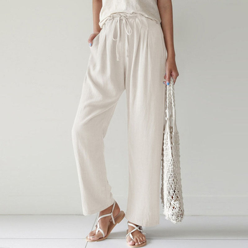 Aisling | Relaxed Drawstring Trousers