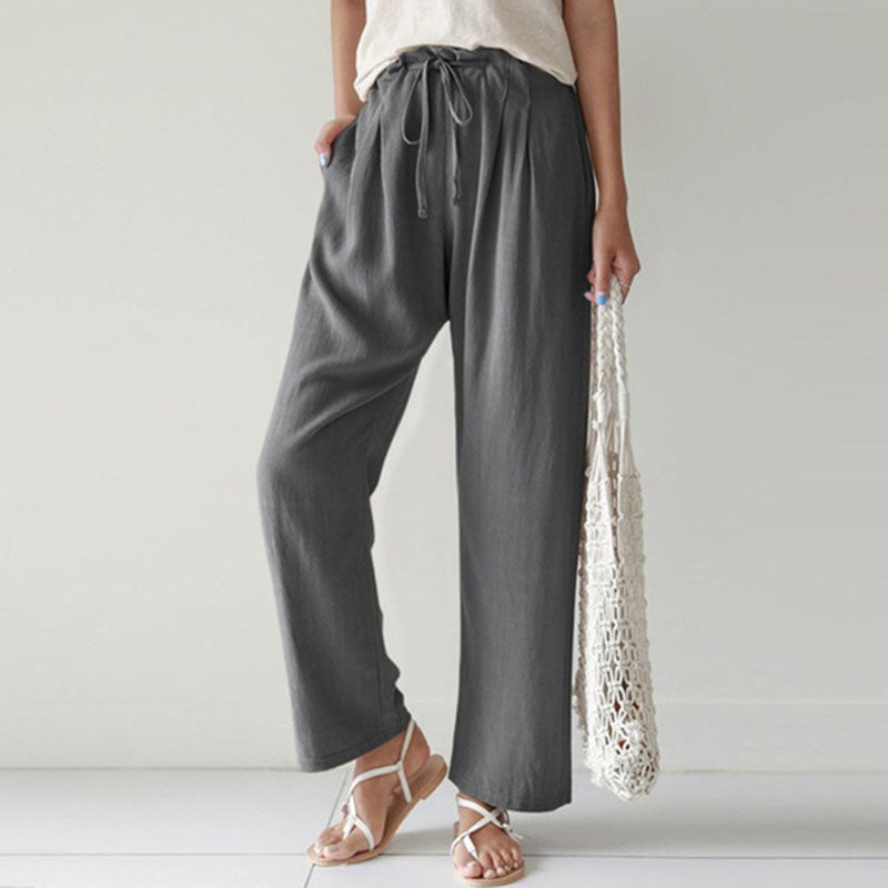 Aisling | Relaxed Drawstring Trousers