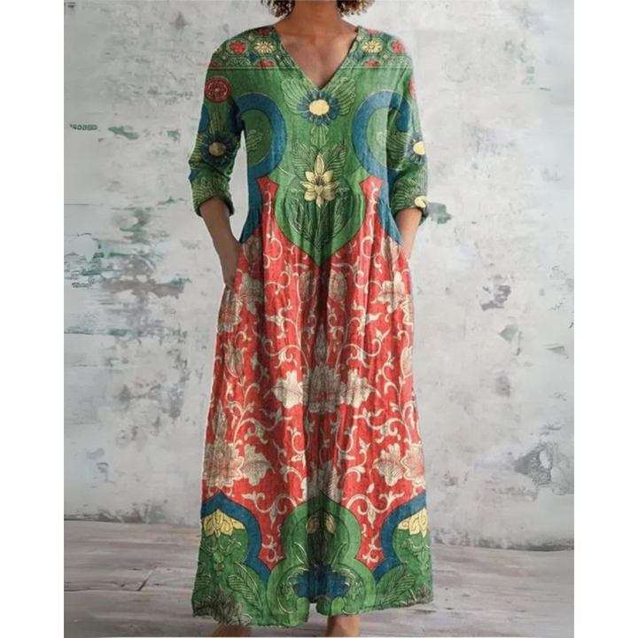 Orla | Vintage Floral Maxi Dress