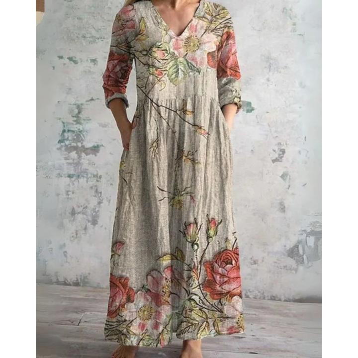 Orla | Vintage Floral Maxi Dress