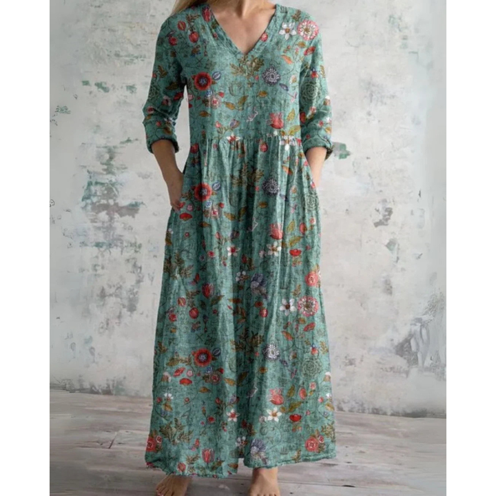 Orla | Vintage Floral Maxi Dress
