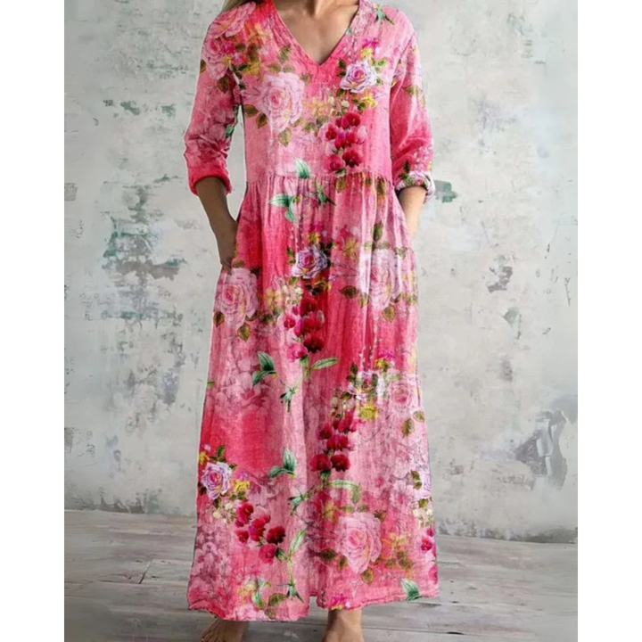Orla | Vintage Floral Maxi Dress