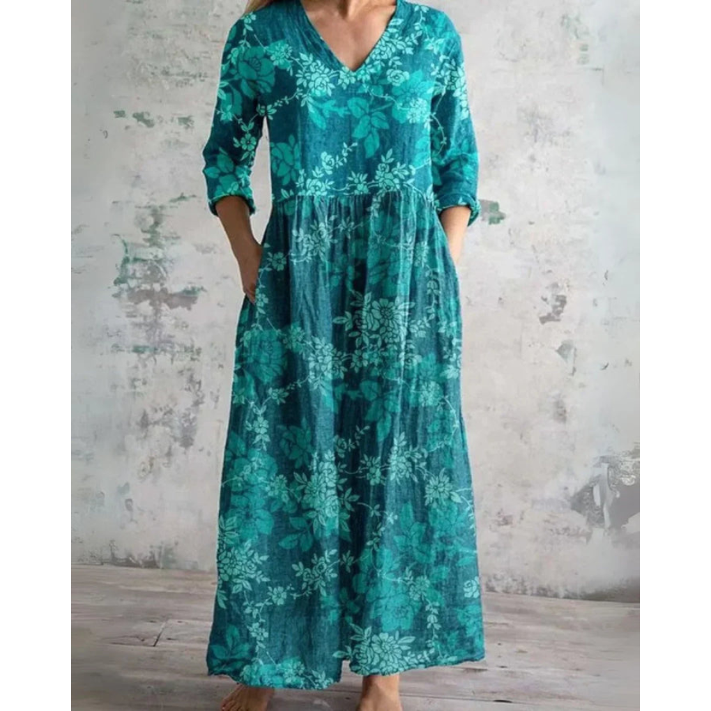 Orla | Vintage Floral Maxi Dress