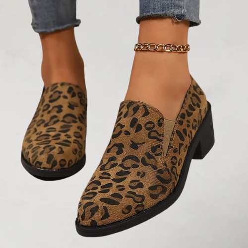 Fionnuala | Leopard Loafers
