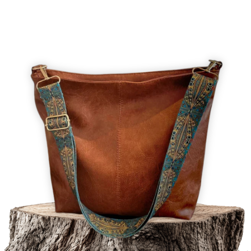 Nora | Vintage Leather Crossbody Bag