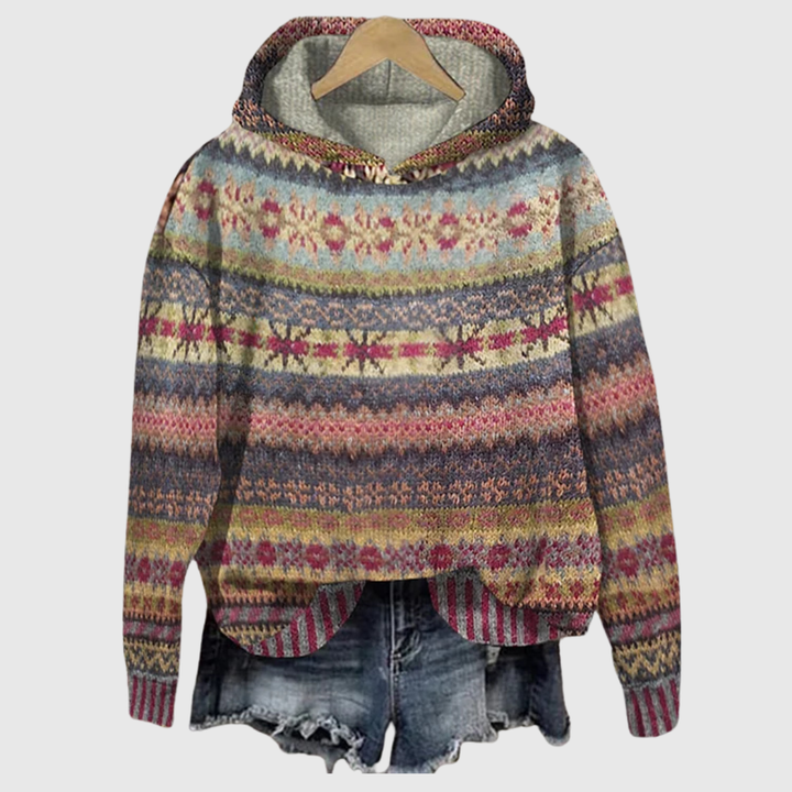 Aileen | Retro Ethnic Sweatshirt