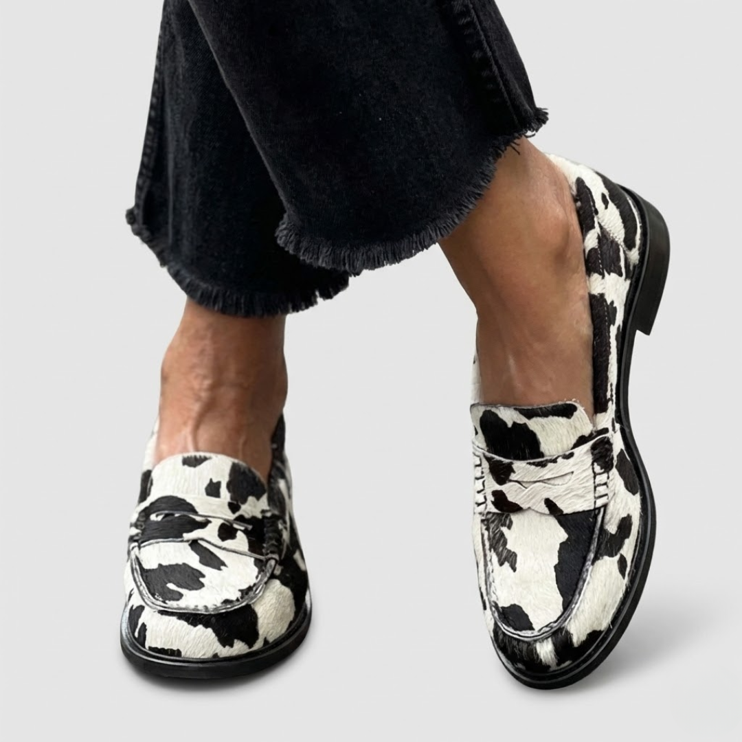 Maeve | Zebra Loafers