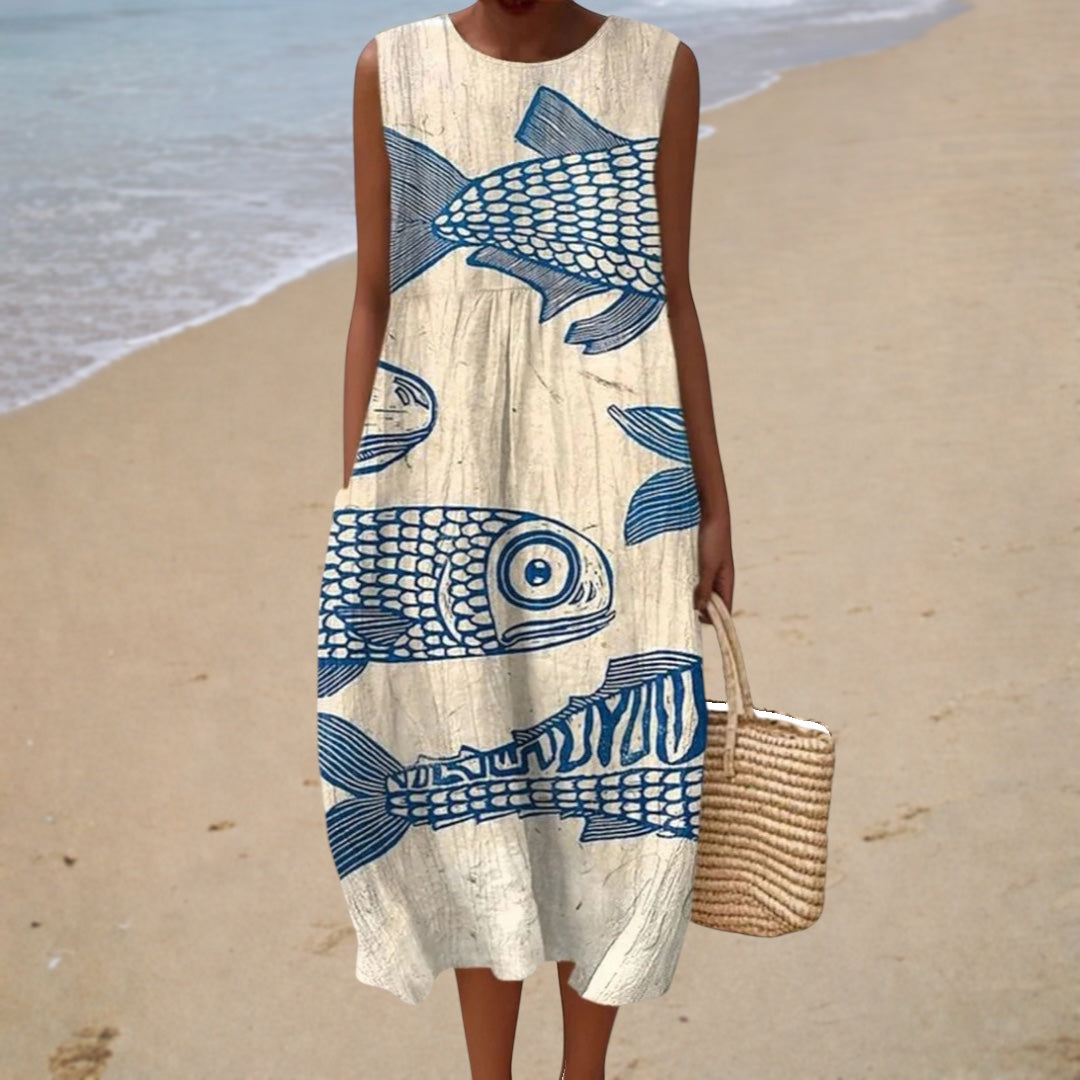 Niamh | Comfortable Sleeveless Summer Dress