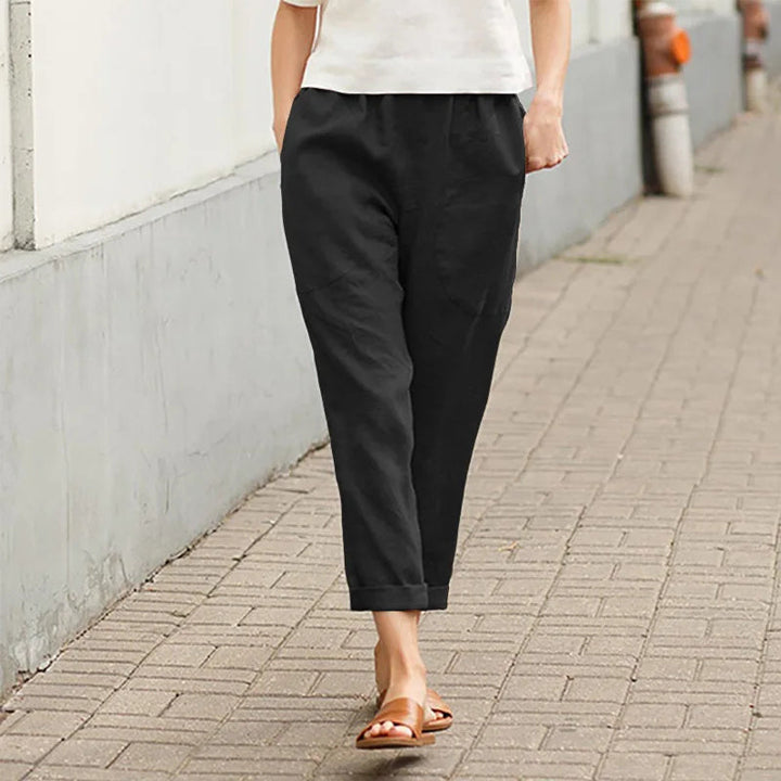 Caitlin | Wide-Leg Trousers with Pockets