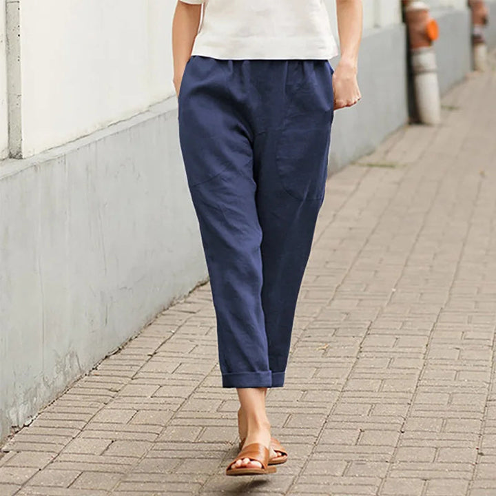 Caitlin | Wide-Leg Trousers with Pockets
