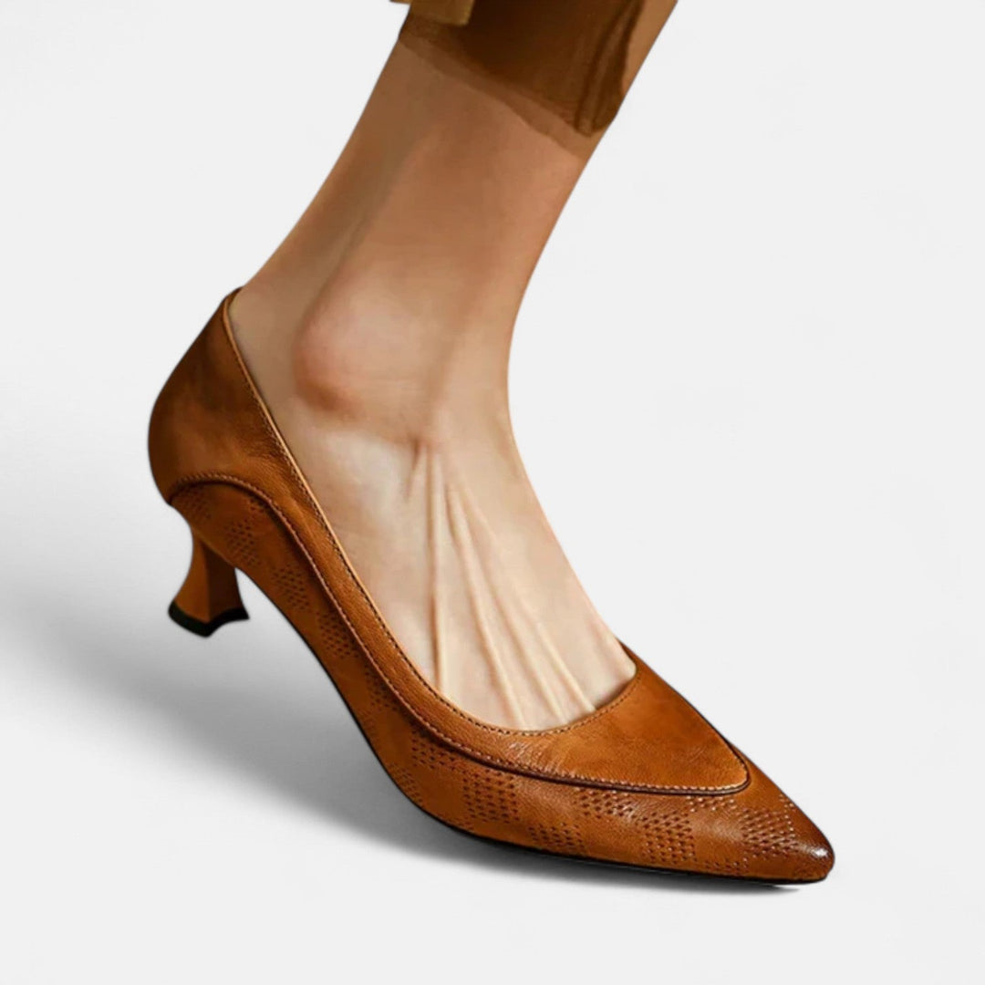 Gormla | Amara Leather Heels