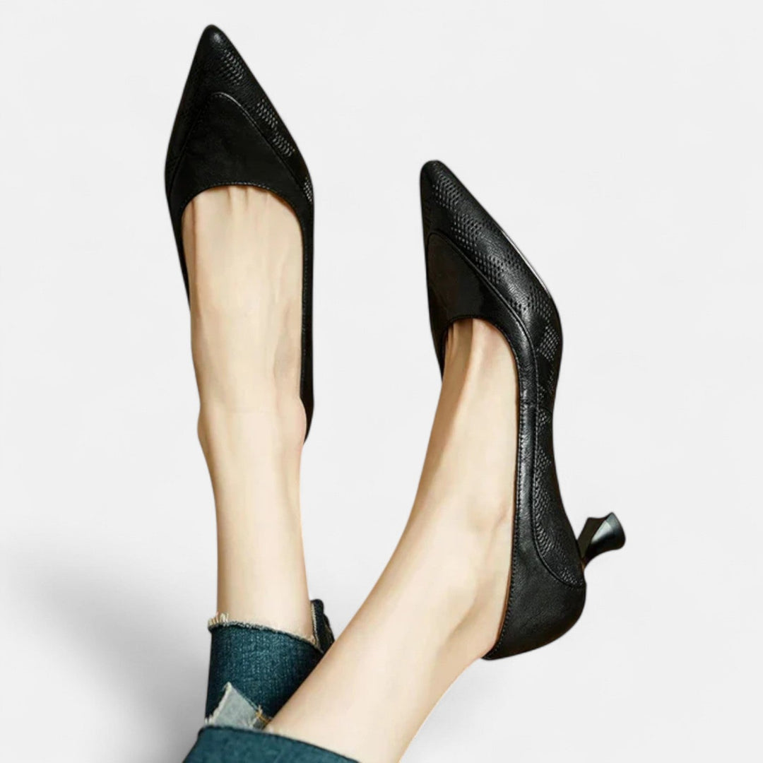 Gormla | Amara Leather Heels