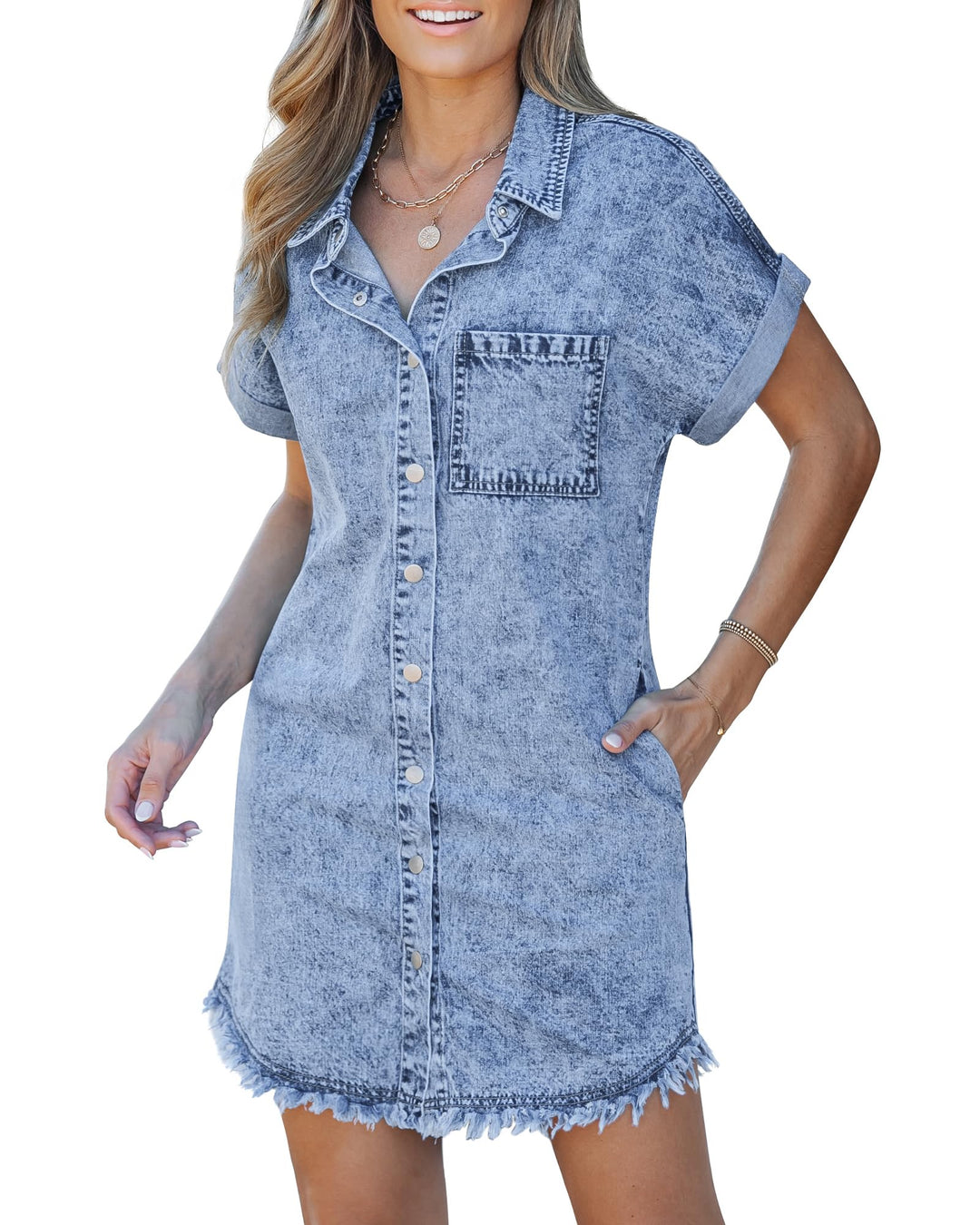 Catriona | Denim Shirt Dress