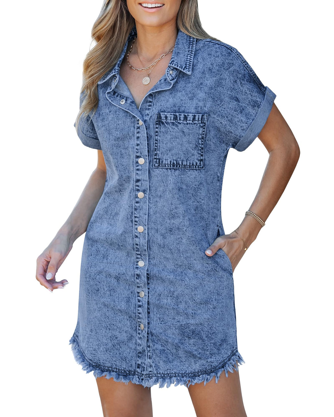 Catriona | Denim Shirt Dress