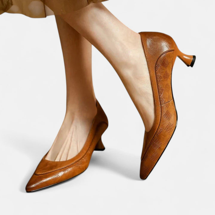 Gormla | Amara Leather Heels