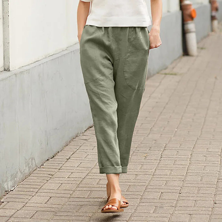Caitlin | Wide-Leg Trousers with Pockets