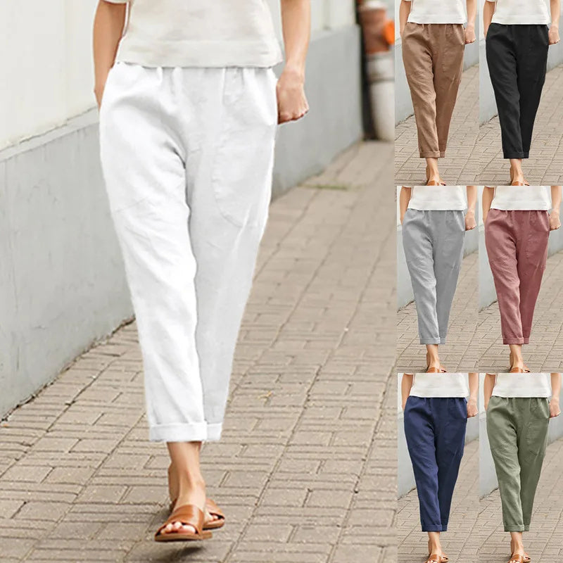Caitlin | Wide-Leg Trousers with Pockets