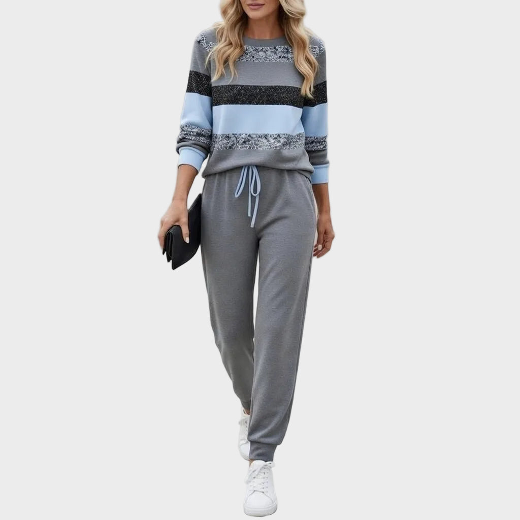Laog | Striped Tracksuit Set