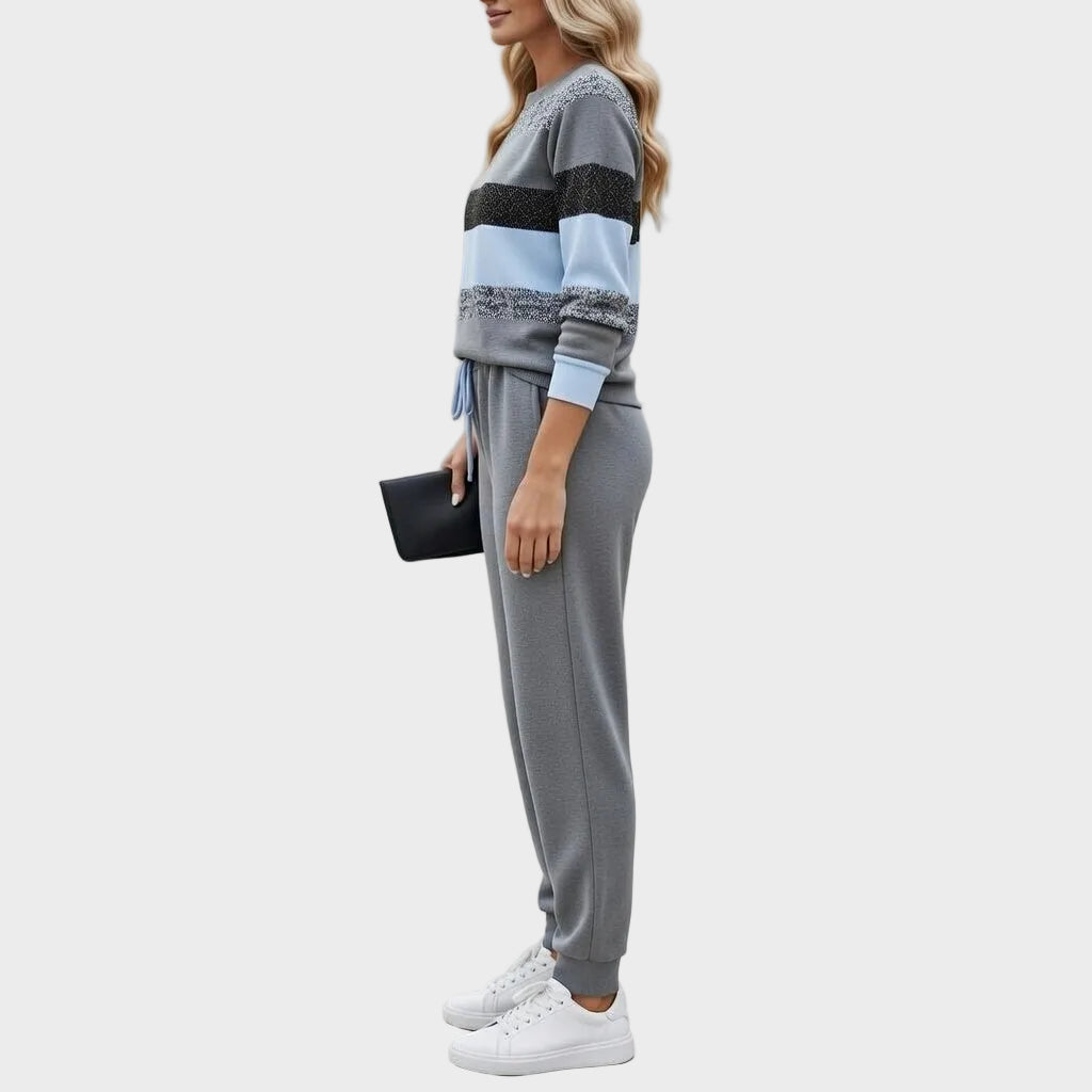 Laog | Striped Tracksuit Set