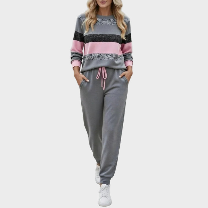 Laog | Striped Tracksuit Set