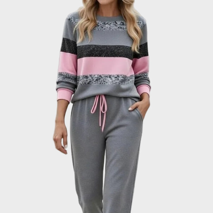 Laog | Striped Tracksuit Set