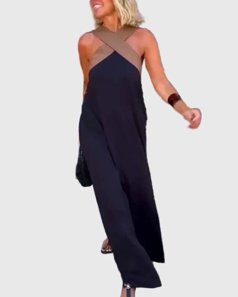 Deirdre | Elegant Flowing Maxi Dress