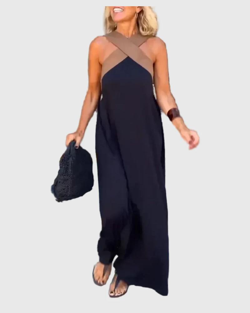 Deirdre | Elegant Flowing Maxi Dress