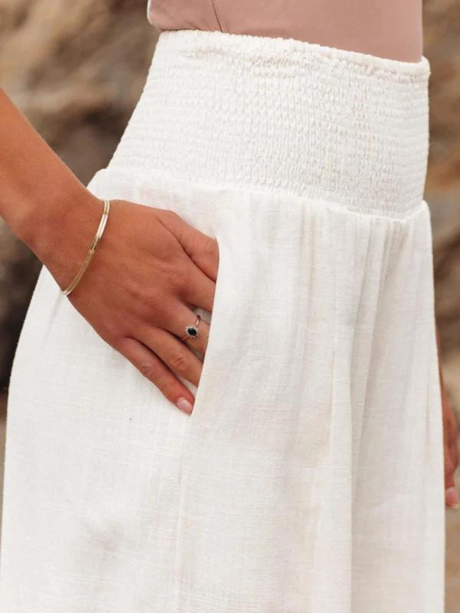 Fionnuala | Wide-Leg Beach Trousers